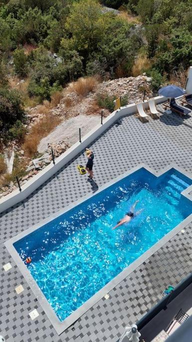 Apartment Vista Oasis With Pool And Terrace Trogir Eksteriør bilde