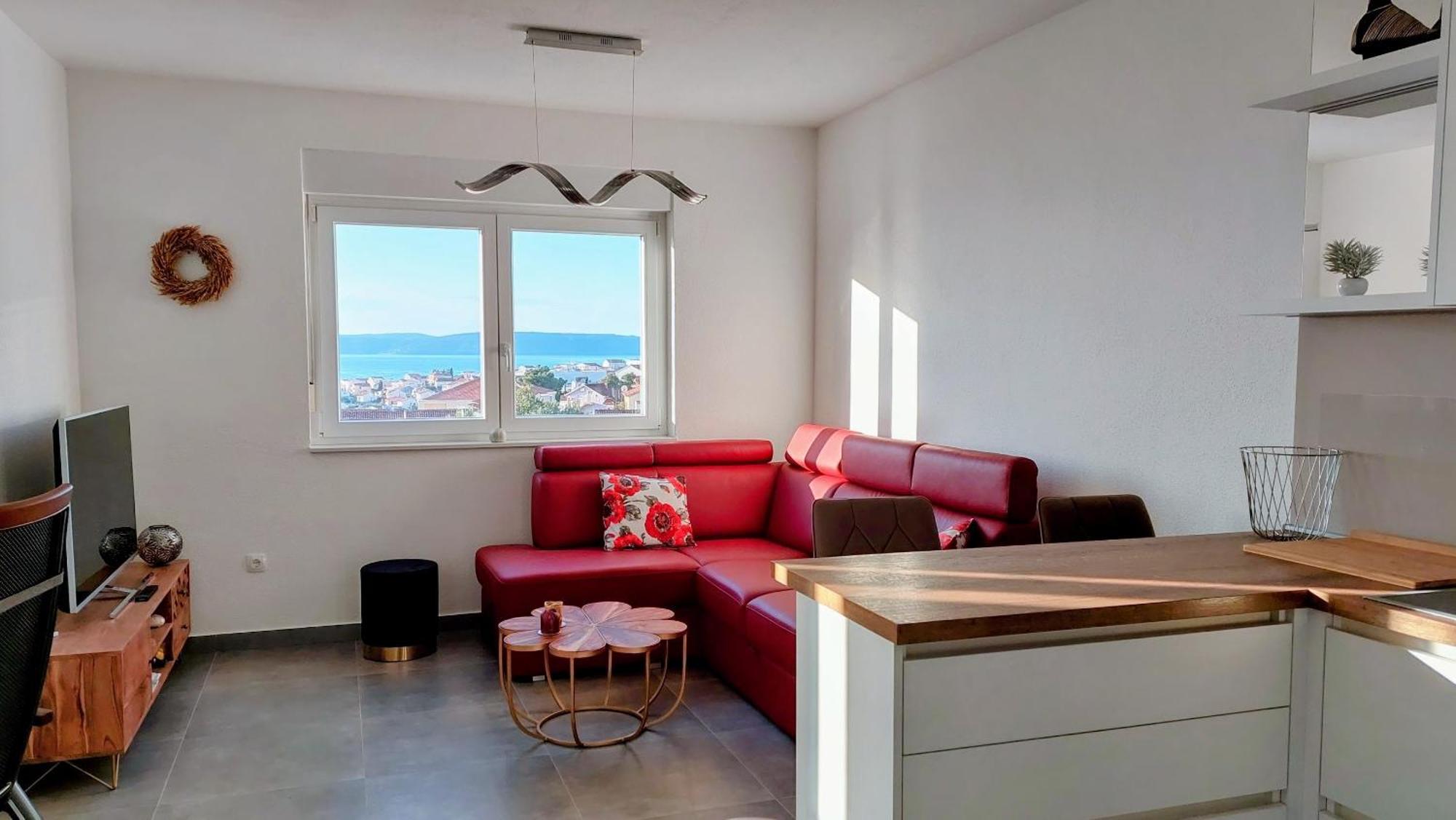 Apartment Vista Oasis With Pool And Terrace Trogir Eksteriør bilde